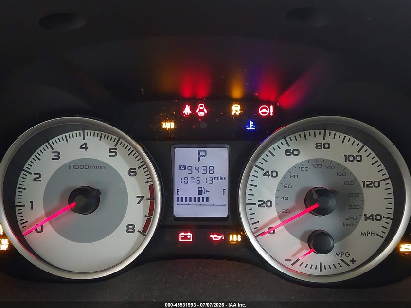 2013 Subaru Impreza VIN JF1GPAL60DH206643 IAAI salvage auction — NORMAL WEAR, Clear (New York), sold $225 on 2026-07-15 (photo 7)