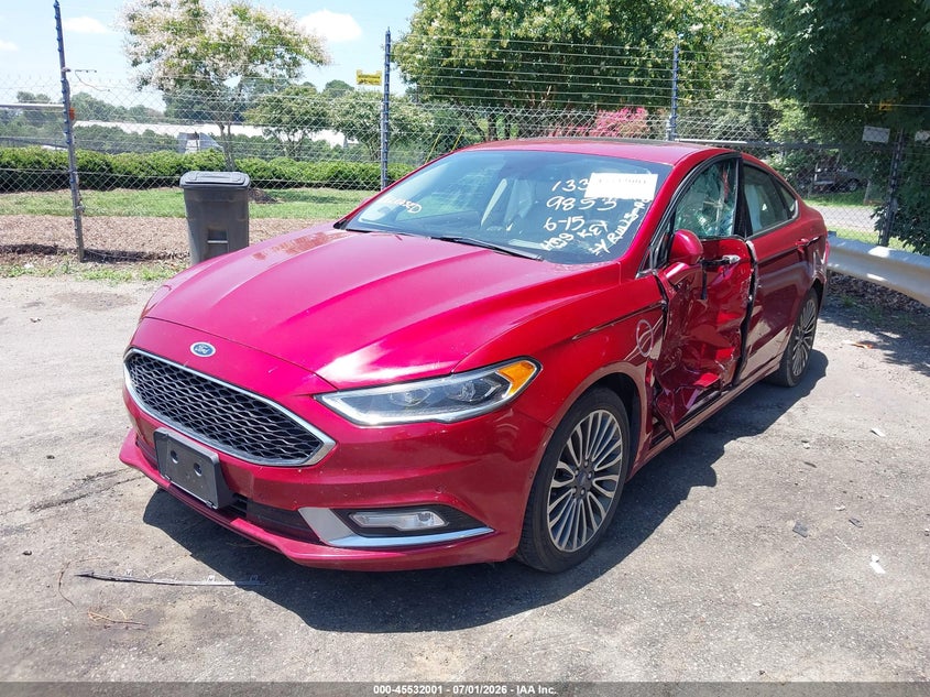 2017 Ford VIN 3FA6P0SU4HR409853 IAAI salvage auction — SIDE, Salvage (North Carolina), sold $1,100 on 2026-07-22 (photo 2)