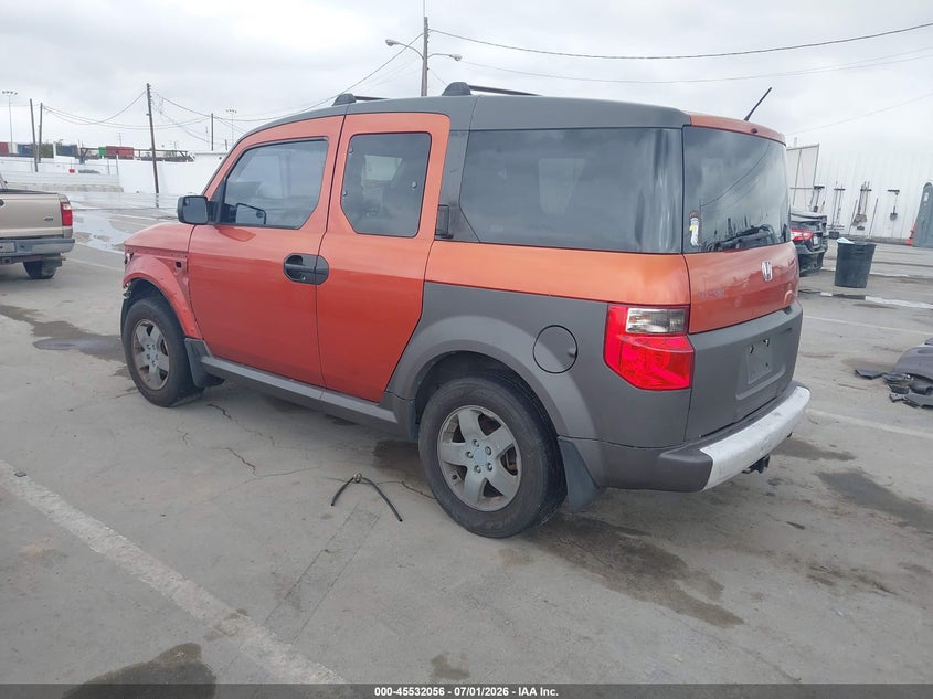 2005 Honda Element VIN 5J6YH18615L003290 IAAI salvage auction — FRONT END, Salvage (California), sold $550 on 2026-07-28 (photo 3)