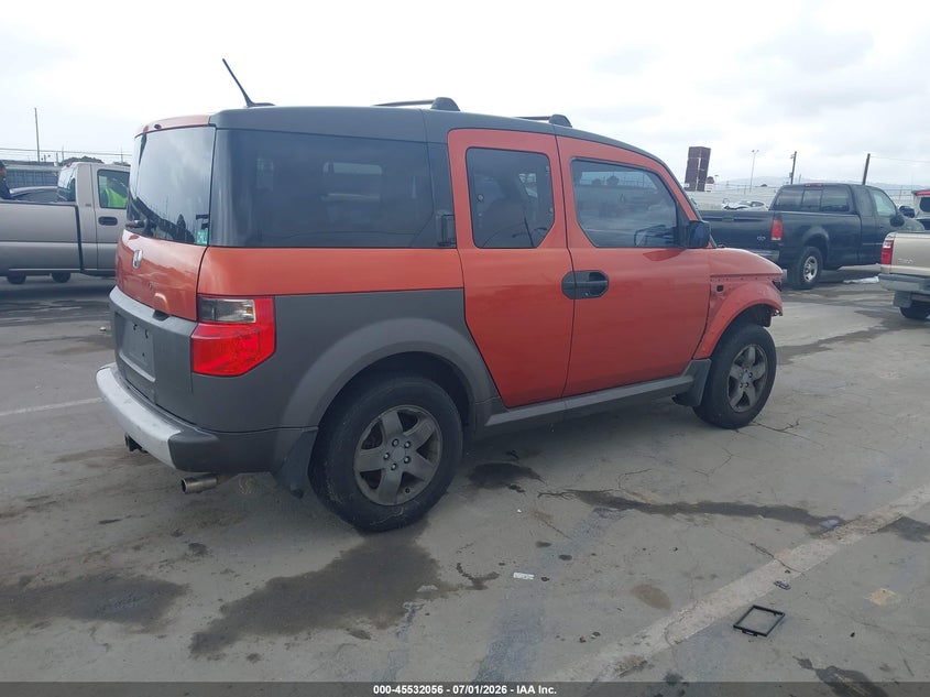 2005 Honda Element VIN 5J6YH18615L003290 IAAI salvage auction — FRONT END, Salvage (California), sold $550 on 2026-07-28 (photo 4)