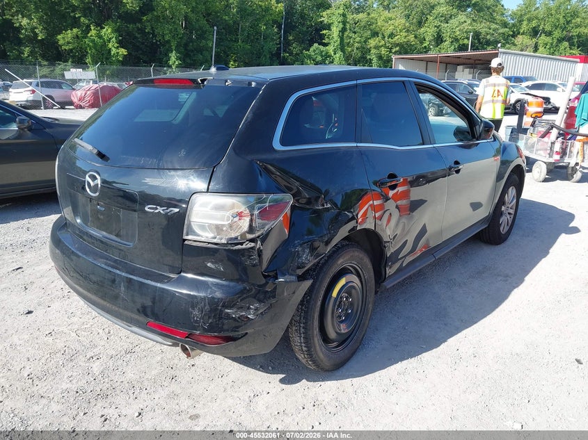 2011 Mazda Cx-7 VIN JM3ER2CM3B0386526 IAAI salvage auction — FRONT & REAR, Clear (Virginia), sold $25 on 2026-07-28 (photo 4)