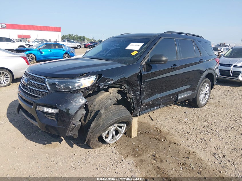 2023 Ford Explorer VIN 1FMSK8DH6PGA68480 IAAI salvage auction — LEFT SIDE, Wait Title, sold $7,875 on 2026-09-02 (photo 2)