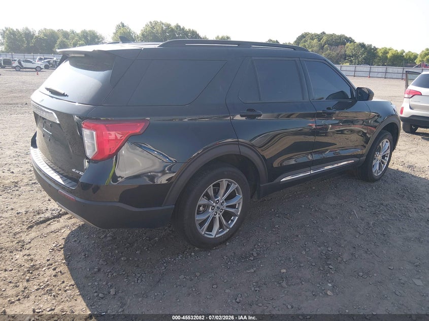2023 Ford Explorer VIN 1FMSK8DH6PGA68480 IAAI salvage auction — LEFT SIDE, Wait Title, sold $7,875 on 2026-09-02 (photo 4)