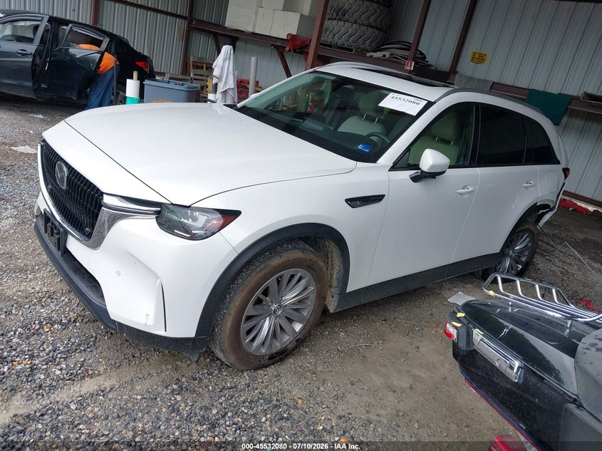 2025 Mazda Cx-90 VIN JM3KKBHD8S1243405 IAAI salvage auction — REAR END, Wait Title, sold $13,300 on 2026-08-25 (photo 2)