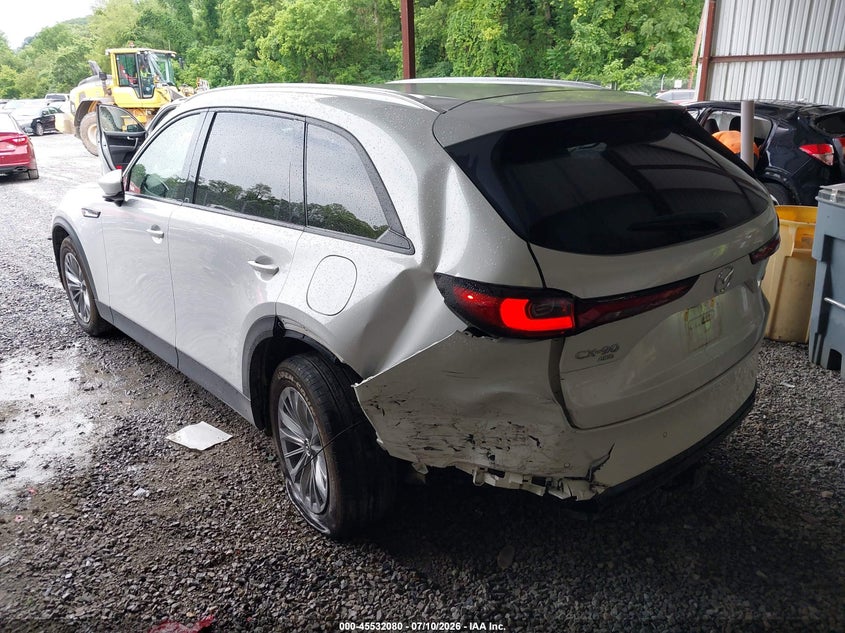 2025 Mazda Cx-90 VIN JM3KKBHD8S1243405 IAAI salvage auction — REAR END, Wait Title, sold $13,300 on 2026-08-25 (photo 3)