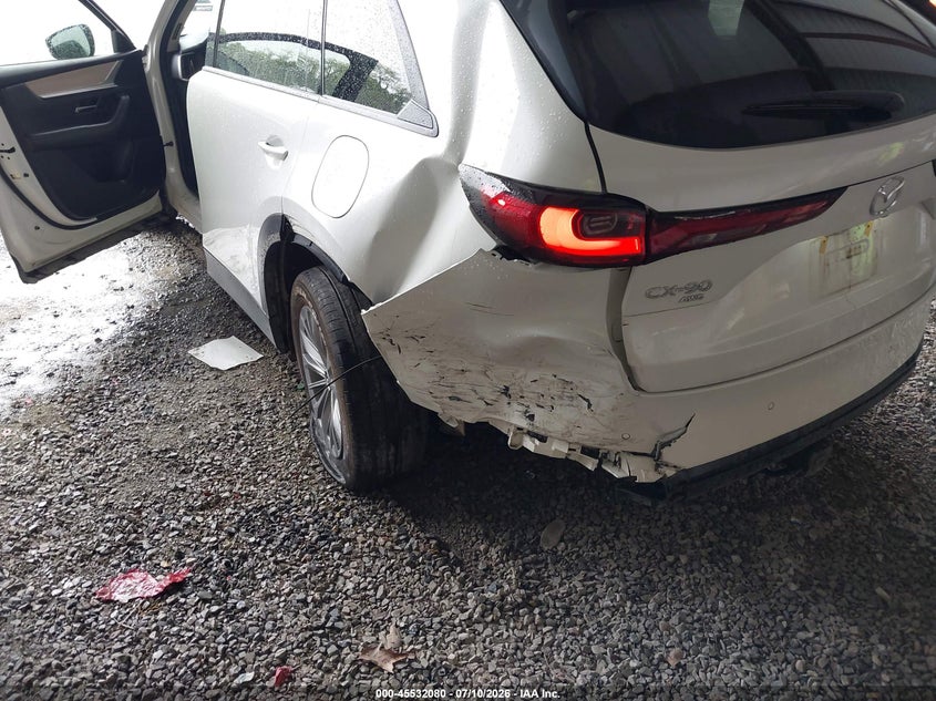 2025 Mazda Cx-90 VIN JM3KKBHD8S1243405 IAAI salvage auction — REAR END, Wait Title, sold $13,300 on 2026-08-25 (photo 6)