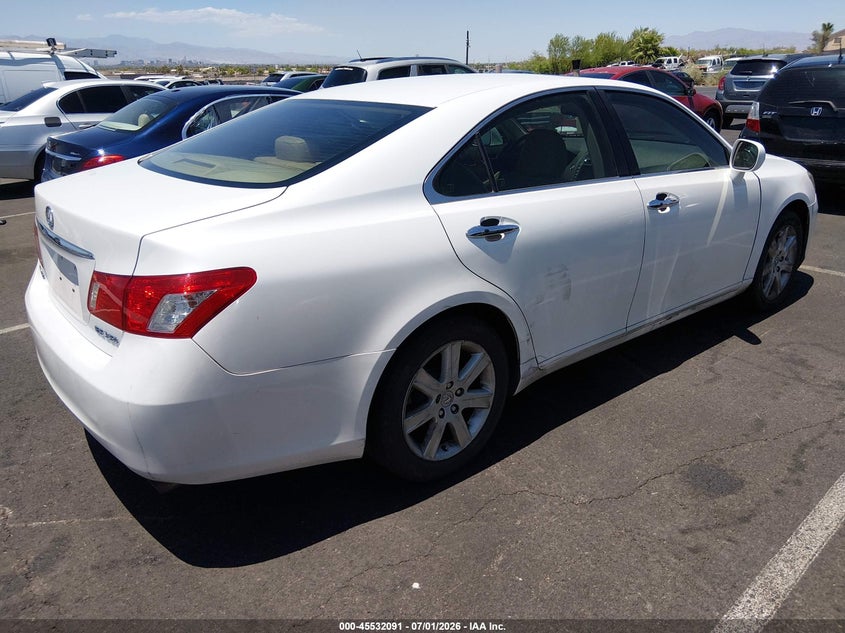 2007 Lexus Es 350 VIN JTHBJ46G772091508 IAAI salvage auction — NORMAL WEAR, Clear (Nevada), sold $1,375 on 2026-07-24 (photo 4)