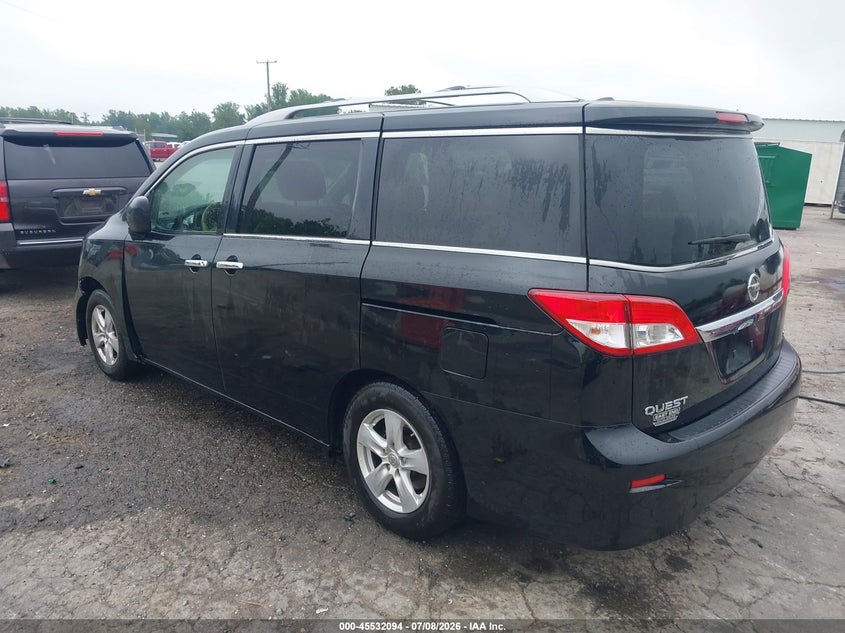 2012 Nissan Quest VIN JN8AE2KP6C9039093 IAAI salvage auction — FRONT END, Clear (Virginia), sold $25 on 2026-07-24 (photo 3)