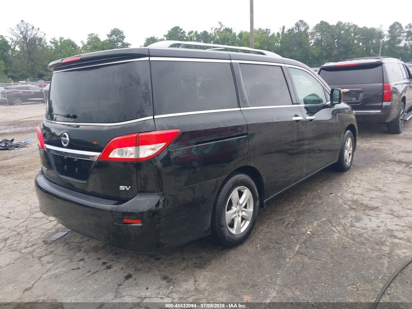 2012 Nissan Quest VIN JN8AE2KP6C9039093 IAAI salvage auction — FRONT END, Clear (Virginia), sold $25 on 2026-07-24 (photo 4)