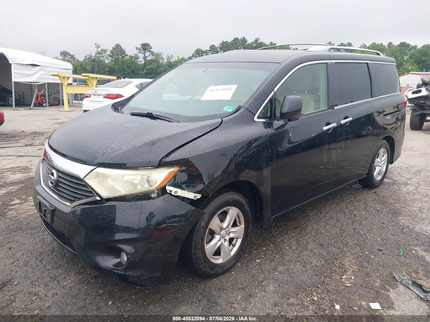 2012 Nissan Quest VIN JN8AE2KP6C9039093 IAAI salvage auction — FRONT END, Clear (Virginia), sold $25 on 2026-07-24 (photo 6)