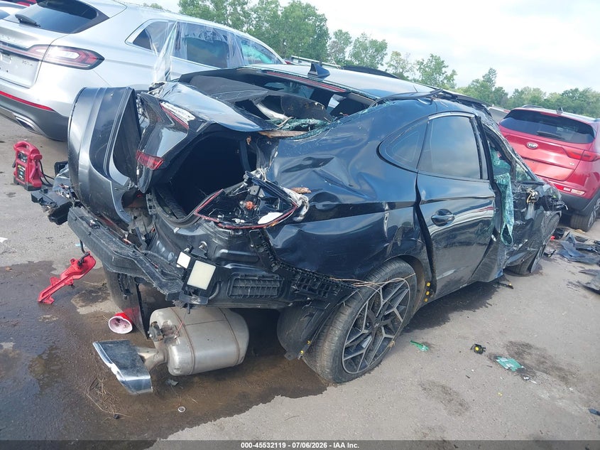2023 Hyundai Sonata VIN KMHL14JC5PA327732 IAAI salvage auction — FRONT & REAR, Bill Of Sale Destruction Only - Salvage (Ohio), sold $475 on 2026-07-28 (photo 4)