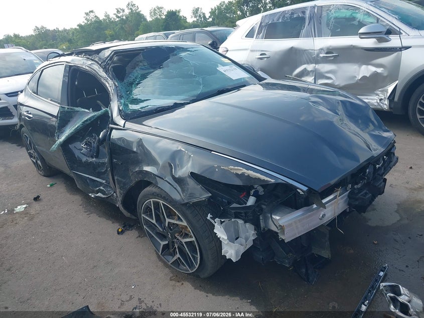 2023 Hyundai Sonata VIN KMHL14JC5PA327732 IAAI salvage auction — FRONT & REAR, Bill Of Sale Destruction Only - Salvage (Ohio), sold $475 on 2026-07-28 (photo 6)