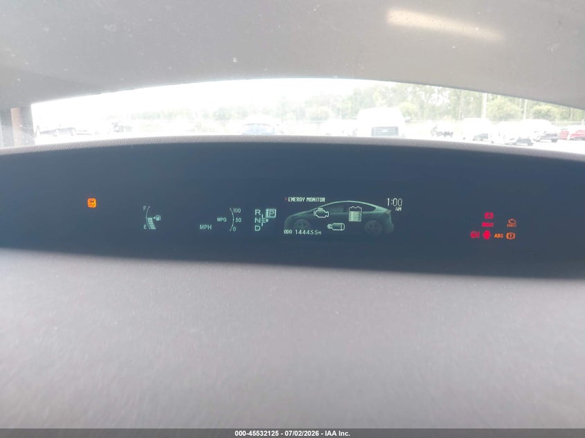 2012 Toyota Prius VIN JTDKN3DU5C1479992 IAAI salvage auction — NORMAL WEAR, Clear (Florida), sold $2,100 on 2026-07-28 (photo 7)