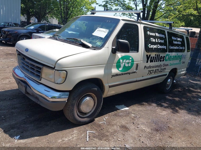 1996 Ford Econoline e350 VIN 1FBJS31H2THA13993 IAAI salvage auction — MECHANICAL, Clear (Virginia), sold $375 on 2026-07-09 (photo 2)