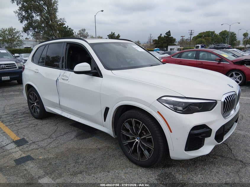 2022 BMW X5 VIN 5UXCR6C00N9J28273 IAAI salvage auction — VANDALISM, Salvage Title, sold $15,700 on 2026-07-21 (photo 1)