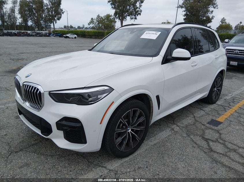 2022 BMW X5 VIN 5UXCR6C00N9J28273 IAAI salvage auction — VANDALISM, Salvage Title, sold $15,700 on 2026-07-21 (photo 2)
