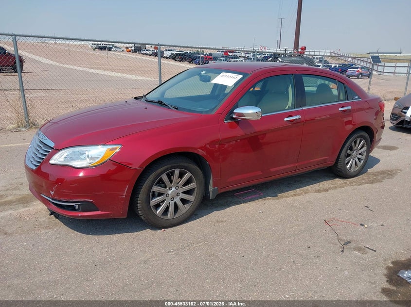 2013 Chrysler 200 VIN 1C3CCBCG2DN629880 IAAI salvage auction — NORMAL WEAR, Clear (Colorado), sold $175 on 2026-07-22 (photo 2)