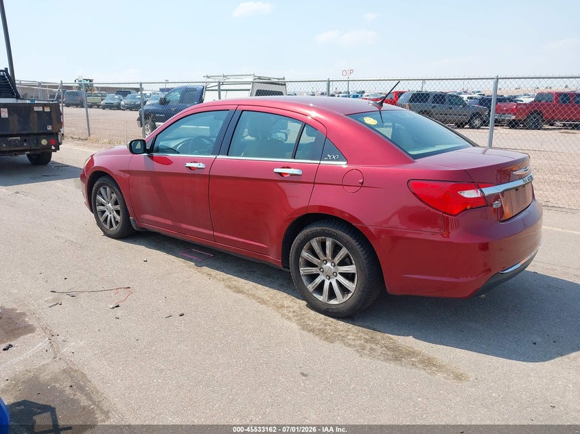 2013 Chrysler 200 VIN 1C3CCBCG2DN629880 IAAI salvage auction — NORMAL WEAR, Clear (Colorado), sold $175 on 2026-07-22 (photo 3)