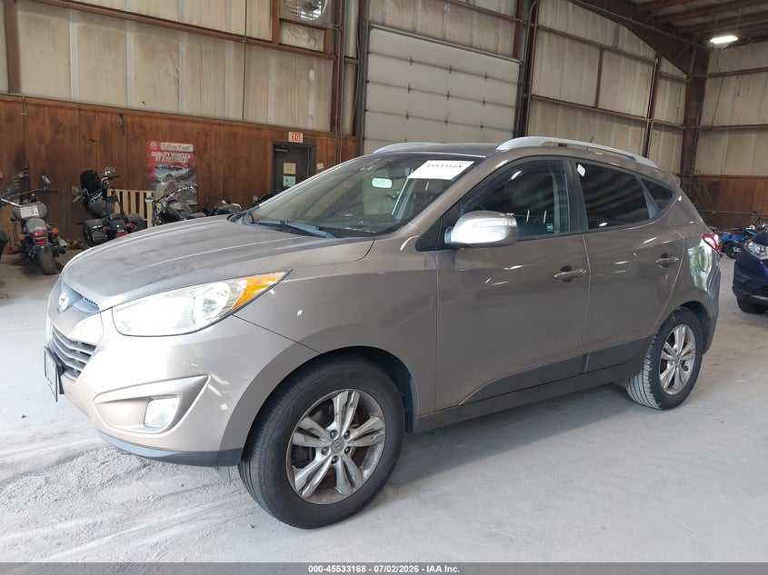 2013 Hyundai Tucson VIN KM8JUCAC4DU727106 IAAI salvage auction — NORMAL WEAR, Clear (New York), sold $1,800 on 2026-07-22 (photo 2)