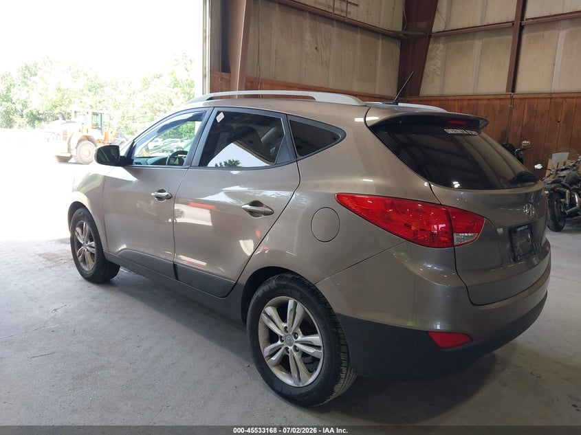 2013 Hyundai Tucson VIN KM8JUCAC4DU727106 IAAI salvage auction — NORMAL WEAR, Clear (New York), sold $1,800 on 2026-07-22 (photo 3)