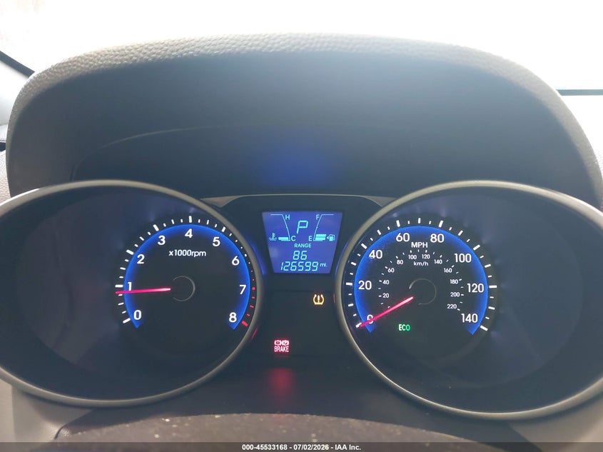 2013 Hyundai Tucson VIN KM8JUCAC4DU727106 IAAI salvage auction — NORMAL WEAR, Clear (New York), sold $1,800 on 2026-07-22 (photo 7)