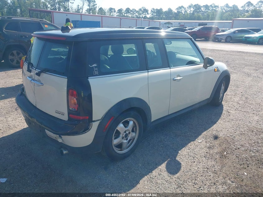 2008 Mini Cooper clubman VIN WMWML335X8TJ47239 IAAI salvage auction — FRONT END, Rebuildable (Florida), sold $125 on 2026-07-28 (photo 4)
