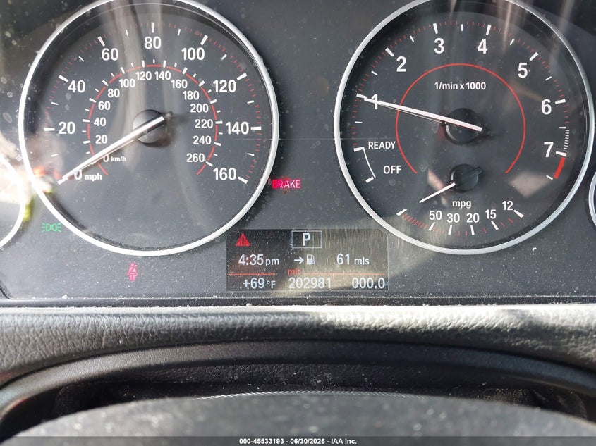 2013 BMW 3er VIN WBA3A5C58DJ462916 IAAI salvage auction — NORMAL WEAR, Clear (Virginia), sold $300 on 2026-07-17 (photo 7)