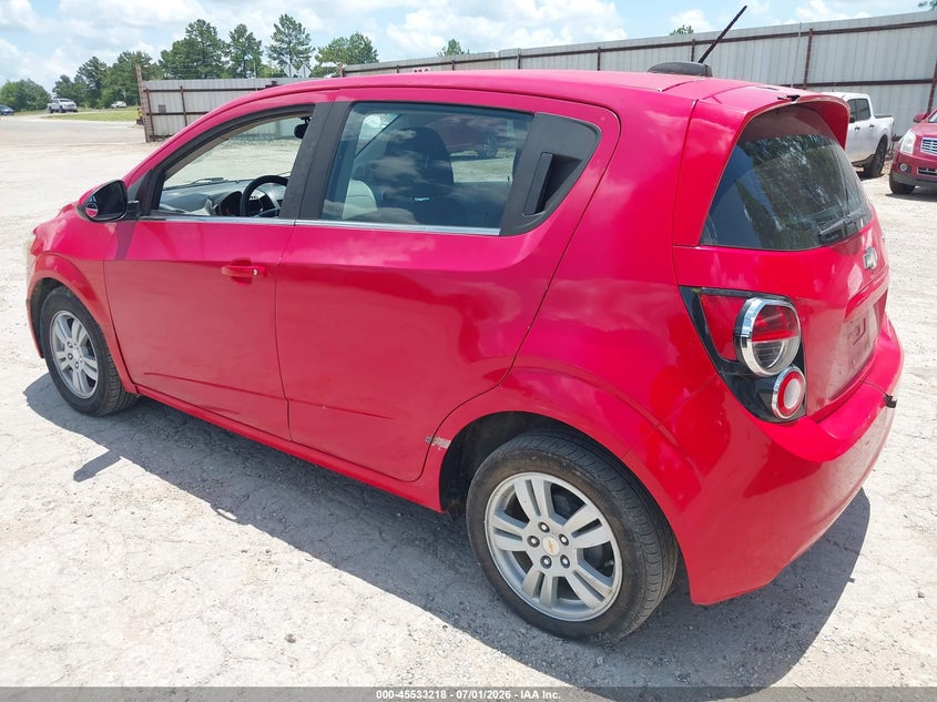 2015 Chevrolet SONIC VIN 1G1JC6SH2F4122824 IAAI salvage auction — LEFT SIDE, Original (Texas), sold $450 on 2026-07-09 (photo 3)