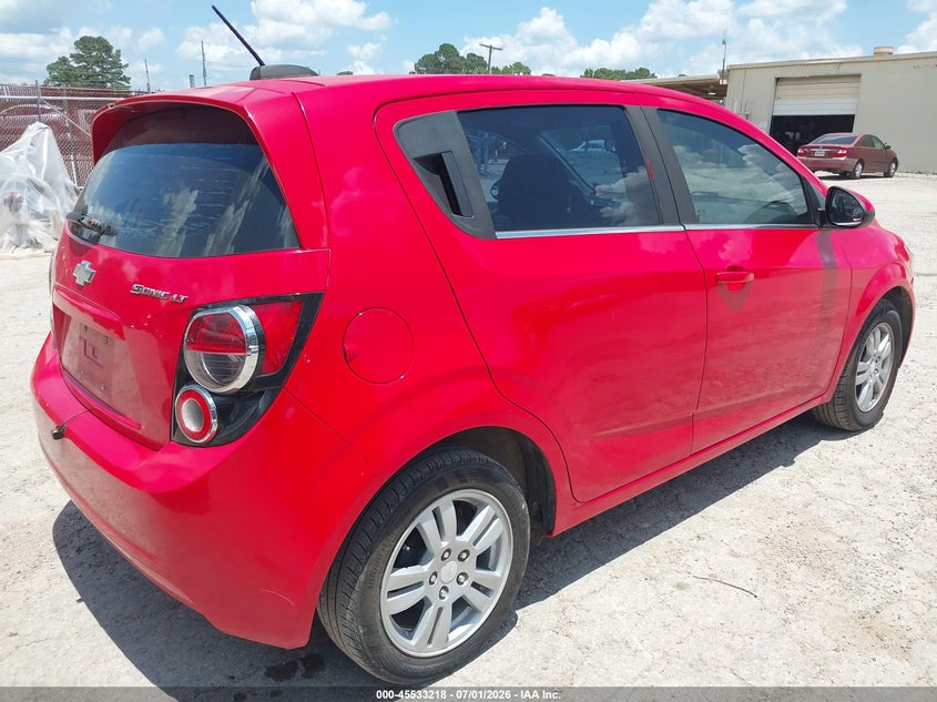 2015 Chevrolet SONIC VIN 1G1JC6SH2F4122824 IAAI salvage auction — LEFT SIDE, Original (Texas), sold $450 on 2026-07-09 (photo 4)