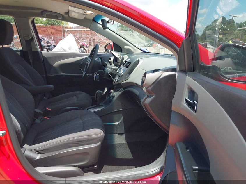 2015 Chevrolet SONIC VIN 1G1JC6SH2F4122824 IAAI salvage auction — LEFT SIDE, Original (Texas), sold $450 on 2026-07-09 (photo 5)