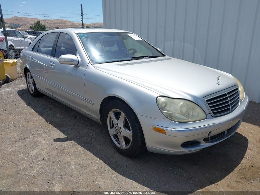 2005 Mercedes-benz S class VIN WDBNG75J25A445271 IAAI salvage auction — REAR END, Salvage (California), sold $275 on 2026-07-30 (photo 1)