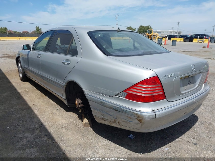 2005 Mercedes-benz S class VIN WDBNG75J25A445271 IAAI salvage auction — REAR END, Salvage (California), sold $275 on 2026-07-30 (photo 3)