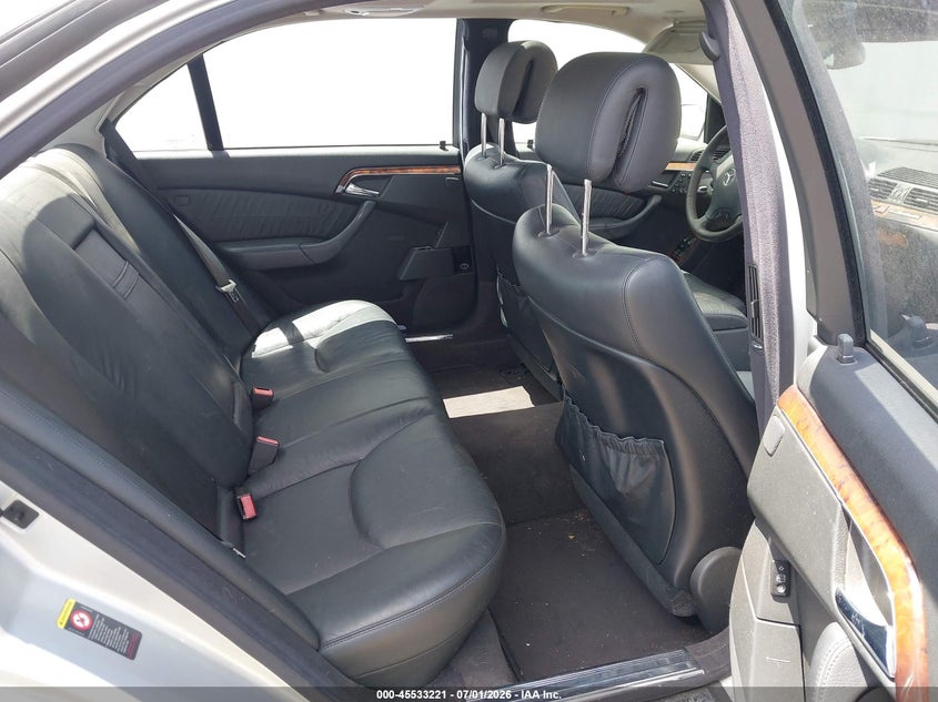 2005 Mercedes-benz S class VIN WDBNG75J25A445271 IAAI salvage auction — REAR END, Salvage (California), sold $275 on 2026-07-30 (photo 8)