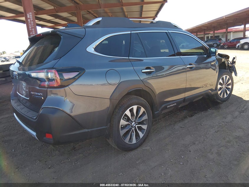 2025 Subaru Outback VIN 4S4BTGPD3S3259533 IAAI salvage auction — RIGHT FRONT, Salvage Title, sold $12,800 on 2026-07-31 (photo 4)