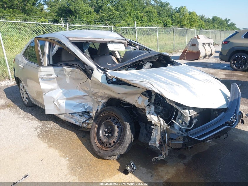 2015 Toyota Corolla VIN 5YFBURHE0FP192259 IAAI salvage auction — ROLLOVER, Salvage (Louisiana), sold $775 on 2026-08-02 (photo 1)