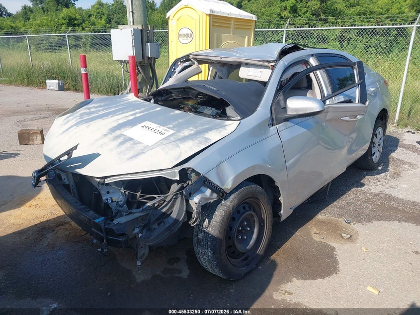 2015 Toyota Corolla VIN 5YFBURHE0FP192259 IAAI salvage auction — ROLLOVER, Salvage (Louisiana), sold $775 on 2026-08-02 (photo 2)
