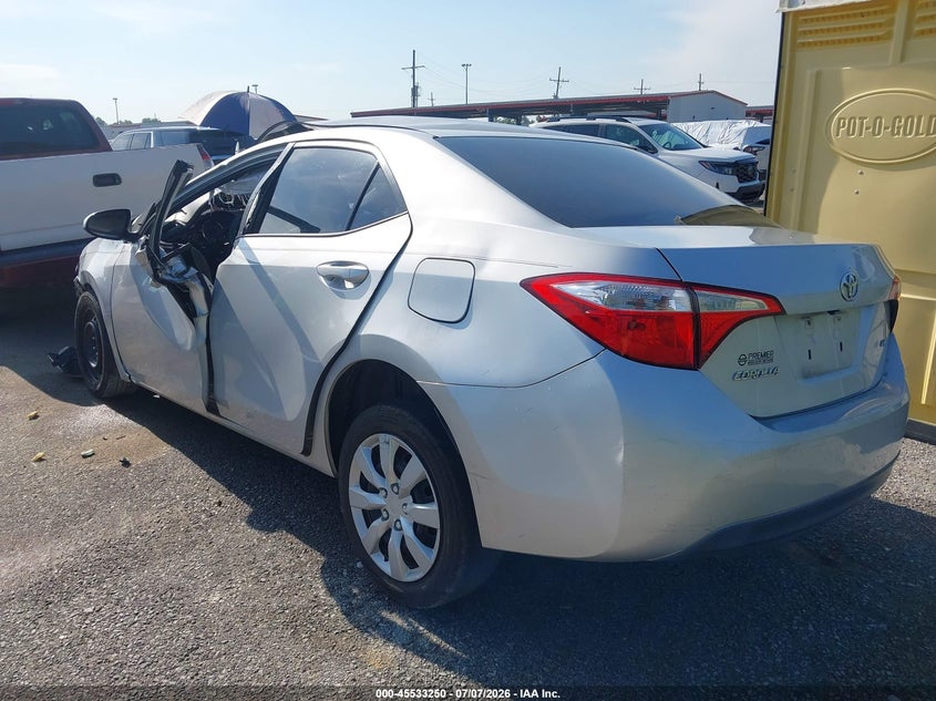 2015 Toyota Corolla VIN 5YFBURHE0FP192259 IAAI salvage auction — ROLLOVER, Salvage (Louisiana), sold $775 on 2026-08-02 (photo 3)