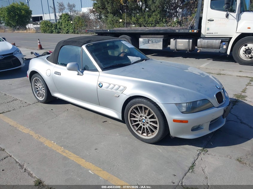 2001 BMW Z3 VIN WBACN53461LL48618 IAAI salvage auction — NORMAL WEAR, Clear - Dealer Only (California), sold $1,400 on 2026-07-20 (photo 1)