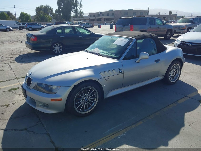 2001 BMW Z3 VIN WBACN53461LL48618 IAAI salvage auction — NORMAL WEAR, Clear - Dealer Only (California), sold $1,400 on 2026-07-20 (photo 2)
