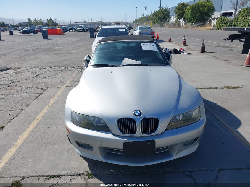 2001 BMW Z3 VIN WBACN53461LL48618 IAAI salvage auction — NORMAL WEAR, Clear - Dealer Only (California), sold $1,400 on 2026-07-20 (photo 6)