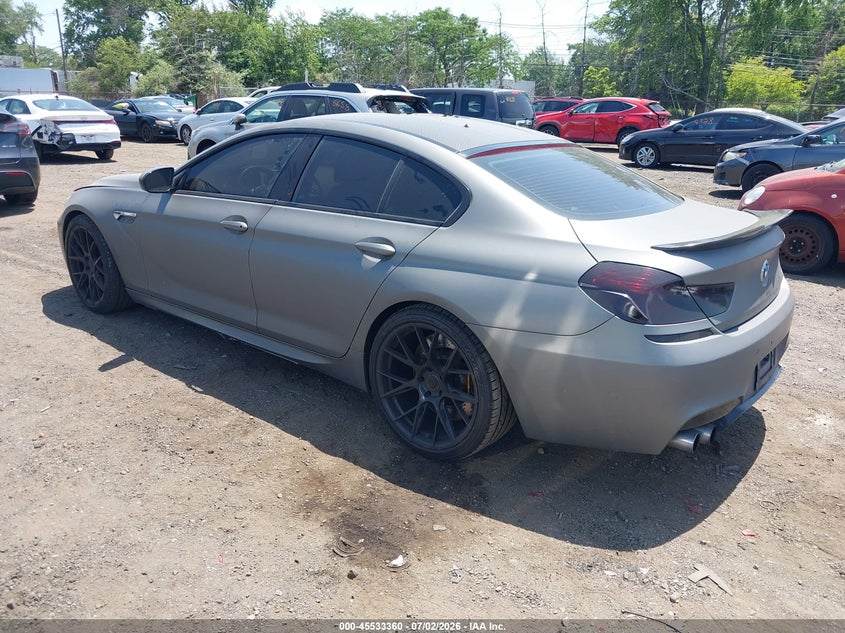 2014 BMW M6 gran coupe VIN WBS6C9C56EDV73877 IAAI salvage auction — LEFT SIDE, Clear (New Jersey), sold $7,100 on 2026-07-13 (photo 3)
