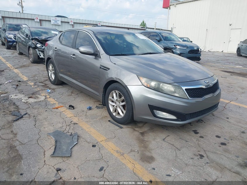 2013 Kia Optima VIN 5XXGM4A7XDG203780 IAAI salvage auction — LEFT FRONT, Bill Of Sale (Georgia), sold $525 on 2026-07-29 (photo 1)