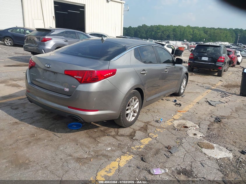 2013 Kia Optima VIN 5XXGM4A7XDG203780 IAAI salvage auction — LEFT FRONT, Bill Of Sale (Georgia), sold $525 on 2026-07-29 (photo 4)