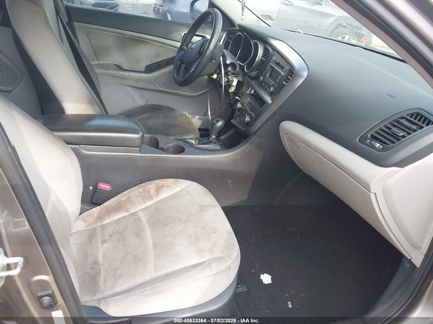2013 Kia Optima VIN 5XXGM4A7XDG203780 IAAI salvage auction — LEFT FRONT, Bill Of Sale (Georgia), sold $525 on 2026-07-29 (photo 5)