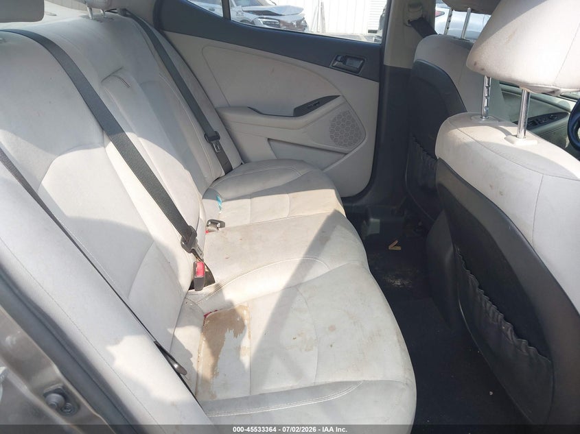 2013 Kia Optima VIN 5XXGM4A7XDG203780 IAAI salvage auction — LEFT FRONT, Bill Of Sale (Georgia), sold $525 on 2026-07-29 (photo 8)