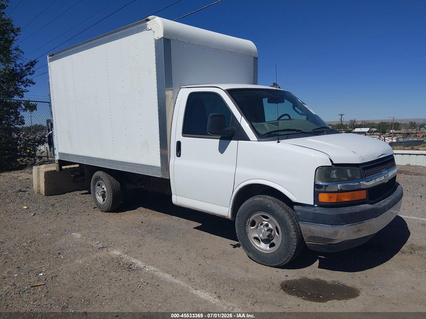 2023 Chevrolet Express 2500 VIN 1GB0GRFPXP1106789 IAAI salvage auction — FRONT END, Clear (Texas), sold $9,250 on 2026-07-20 (photo 1)