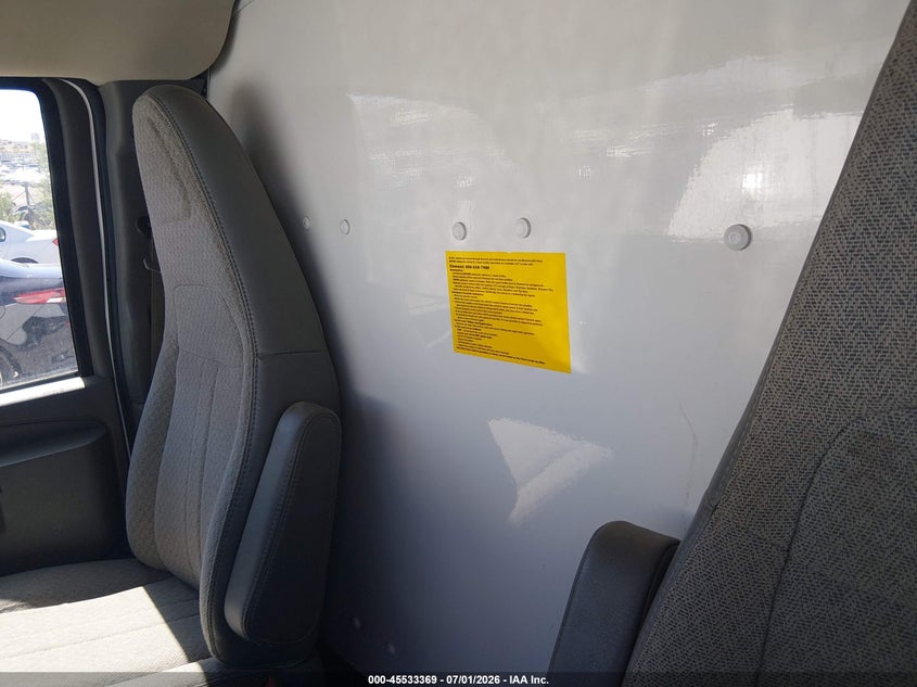 2023 Chevrolet Express 2500 VIN 1GB0GRFPXP1106789 IAAI salvage auction — FRONT END, Clear (Texas), sold $9,250 on 2026-07-20 (photo 6)