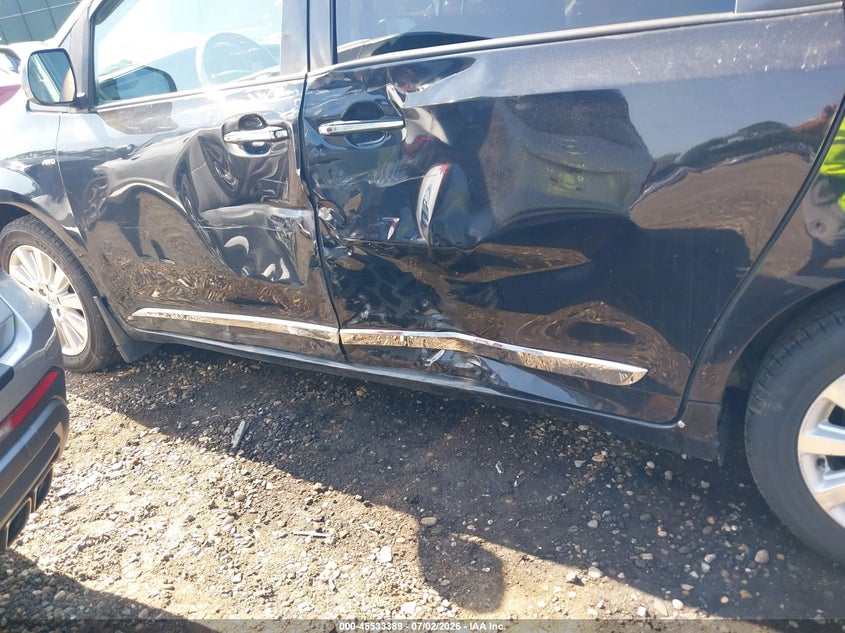 2016 Toyota Sienna VIN 5TDDK3DC0GS132779 IAAI salvage auction — LEFT SIDE, Mv-907A (New York), sold $4,900 on 2026-07-14 (photo 6)