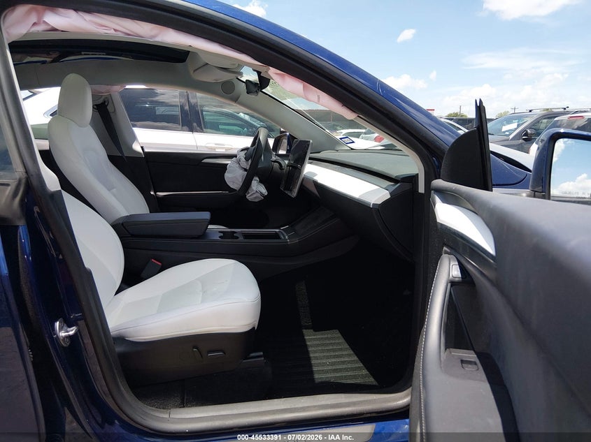 2022 Tesla Model y VIN 7SAYGDEF7NF529914 IAAI salvage auction — FRONT END, Original (Texas), sold $9,500 on 2026-08-27 (photo 5)