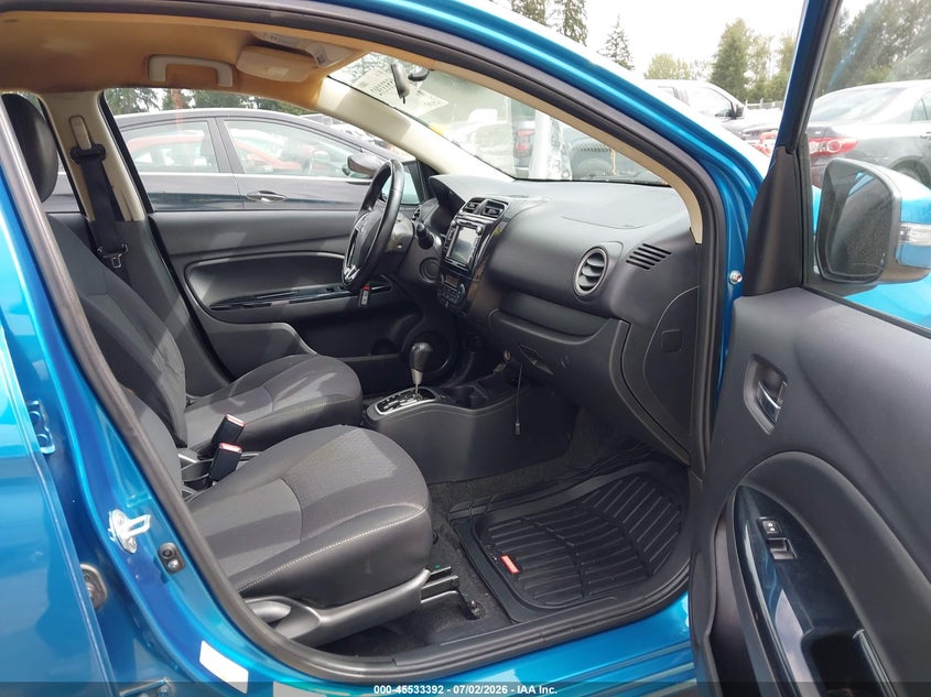 2017 Mitsubishi Mirage VIN ML32A4HJ9HH006311 IAAI salvage auction — RIGHT FRONT, Bill Of Sale (Washington), sold $825 on 2026-07-17 (photo 5)